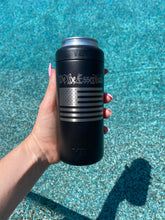 Load image into Gallery viewer, NEW WE THE ESSENTIALS | BLACK | YETI 12 OZ SLIM CAN COLSTER
