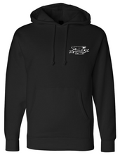 Load image into Gallery viewer, NEW "WORK HARD STAY ESSENTIAL" - BLACK UNISEX PULLOVER HOODIE