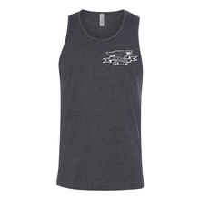 Load image into Gallery viewer, WORK HARD STAY ESSENTIAL - CHARCOAL MENS TANK