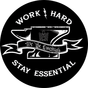 NEW WORK HARD STAY ESSENTIAL - Sticker