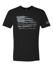 Load image into Gallery viewer, &quot;We The Essentials&quot; Standard Issue - Mens Black Short Sleeve T Shirt
