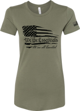 Load image into Gallery viewer, &quot;We The Essentials&quot; Standard Issue - Womens OD Green Favorite T
